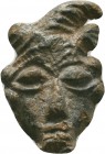 Ancient Roman Lead Masks , 

Condition: Very Fine


Weight: 4,5 gram
Diameter: 22,4 mm
