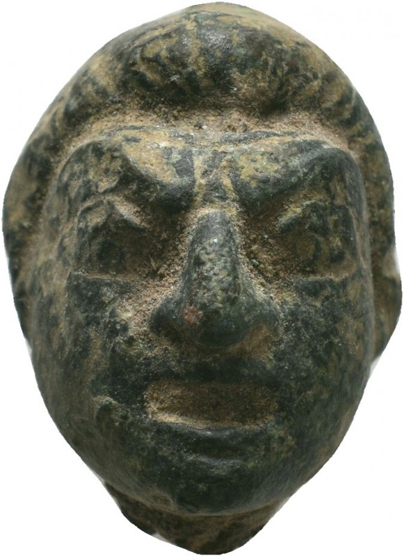 Ancient Roman Bronze Male Bust ,

Condition: Very Fine


Weight: 35,2 gram
Diame...