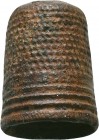 Byzantine Large Tailors Thimble

Condition: Very Fine


Weight: 5,3 gram
Diameter: 23,1 mm