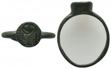 Ancient Byzantine Seal Rings

Condition: Very Fine


Weight: 3,0 gram
Diameter: 26,3 mm