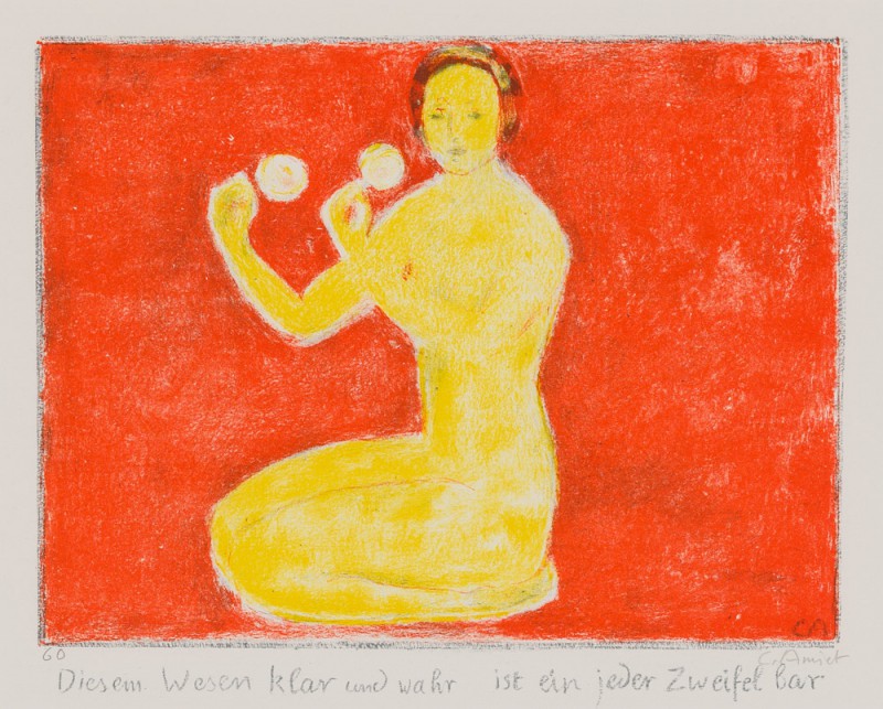 Amiet, Cuno (Schweiz, 1868-1961) «Die Kunst» 1960 

 Amiet, Cuno 
 Solothurn ...