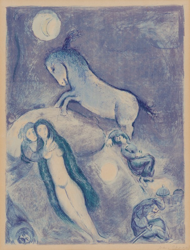 Chagall, Marc (Russland/Frankreich, 1887-1985) Blatt 11 aus «Arabian Nights» 194...