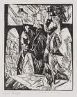 Feininger, Lyonel (Amerika/Deutschland, 1871-1956) «Spaziergänger» 1918 

 Feininger, Lyonel 
 New York 1871 – 1956 New York

 «Spaziergänger». 1...