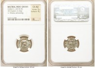 INDO-GREEK KINGDOMS. Bactria. Zoilos II (ca. 55-35 BC). AR drachm (17mm, 2.25 gm, 12h). NGC Choice AU 5/5 - 4/5. Uncertain mint in eastern Punjab. ΒΑΣ...