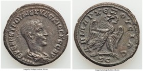 SYRIA. Antioch. Herennius Etruscus, as Caesar (AD 251). BI tetradrachm (26mm, 10.63 gm, 11h). XF. 5th officina, AD 250-251. ЄPЄNN ЄTPOY MЄ KY ΔЄKIOC K...