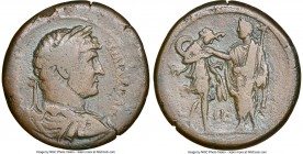 EGYPT. Alexandria. Hadrian (AD 117-138). AE drachm (34mm, 26.28 gm, 11h). NGC Fine. Dated Regnal Year 15 (AD 130/1). AVT KAI-TPAI AΔPIA CЄB, laureate,...