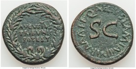 Augustus (27 BC-AD 14). AE dupondius (27mm, 13.15 gm, 1h). VF. Rome, 18 BC, Q. Aelius Lamia, moneyer. AVGVSTVS / TRIBVNIC / POTEST, legend in three li...