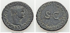 Divus Germanicus (died AD 19). AE as (29mm, 10.69 gm, 6h). Fine. Rome, AD 50-54. GERMANICVS CAESAR TI AVG F DIVI AVG N, bare head of Germanicus right ...