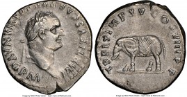 Titus, as Augustus (AD 79-81). AR denarius (18mm, 3.17 gm, 5h). NGC XF, brushed. Rome, January-June AD 80. IMP TITVS CAES VESPASIAN AVG P M, laureate ...