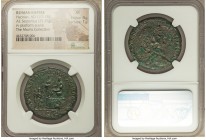 Hadrian (AD 117-138). AE sestertius (32mm, 25.28 gm, 6h). NGC XF 4/5 - 1/5. Rome, AD 119-122. IMP CAESAR TRAIANVS HADRIANVS AVG P M TR P COS III, laur...