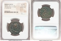 Hadrian (AD 117-138). AE dupondius (29mm, 14.26 gm, 5h). NGC Choice VF 4/5 - 4/5. Rome, AD 128-129. HADRIANVS-AVGVSTVS P P, laureate, draped and cuira...