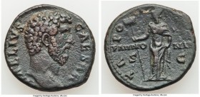 Aelius Caesar (AD 136-138). AE as or dupondius (26mm, 9.04 gm, 6h). VF, light smoothing. Rome, AD 137. L AELIVS-CAESAR, bare head of Aelius right / TR...