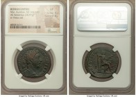 Marcus Aurelius, as Augustus (AD 161-180). AE sestertius (30mm, 20.97 gm, 12h). NGC VF 4/5 - 4/5. Rome, AD 179-180. M AVREL ANTONIN-VS AVG TR P XXXIII...