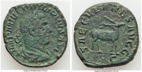 Philip I (AD 244-249). AE sestertius (30mm, 15.79 gm, 6h). VF. Rome, AD 248. IMP M IVL PHILIPPVS AVG, laureate, draped and cuirassed bust of Philip I ...