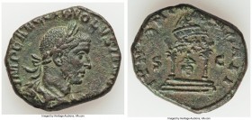 Volusian, as Augustus (AD 251-253). AE sestertius (28mm, 16.97 gm, 6h). VF, die shift. Rome, AD 251-253. IMP CAE C VIB VOLVSIANO AVG, laureate, draped...