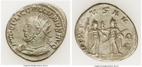 Gallienus, joint reign (AD 253-268). BI antoninianus (23mm, 3.79 gm, 7h). Choice VF. Samosata, 1st emission, AD 255-256. IMP C P LIC GALLIENVS AVG, ra...