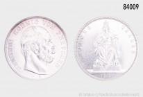 Preußen, Wilhelm I. (1861-1888), Siegestaler 1871 A, auf den Sieg gegen Frankreich. 900er Silber. 18,50 g; 33 mm. AKS 118; Jaeger 99; Kahnt 390; Thun ...