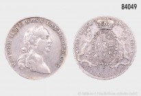 Hessen-Kassel, Friedrich II. (1760-1785), 1/3 Taler 1767 FV, Landmünze, 6,95 g, 28 mm, Hoffmeister 2359, Schön 121, sehr schön, erworben bei Hanseatis...