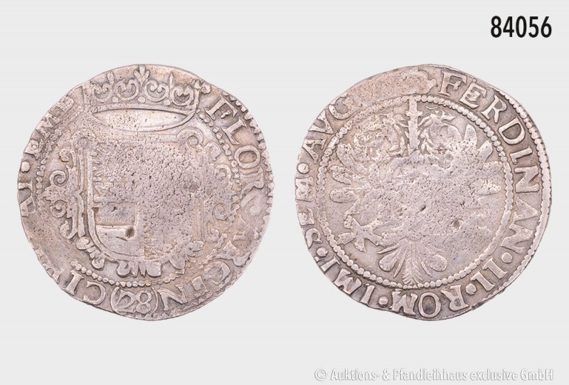 Emden, 28 Stüber = 2/3 Taler o.J.(1624-1637), mit Titel Ferdinand II., 19,55 g, ...