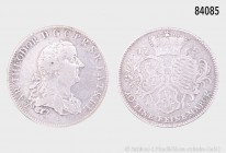 Pfalz, Karl Theodor (1743-1799), Konventionstaler 1765 AS, Mannheim, 27,66 g, 39 mm, Schön 169, Slg. Noss 380, Haas 76 c, Slg. Memmesheimer 2492/93, f...
