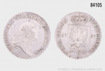 Brandenburg-Preußen, Friedrich Wilhelm II. (1786-1797), 4 Groschen 1797 A, 5,23 g, 26 mm, Jaeger 21, v. Schrötter 80, minimal justiert, fast vorzüglic...