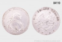 Brandenburg-Preußen, Friedrich Wilhelm II. (1786-1797), Taler 1790 A, Berlin, 21,87 g, 38 mm, J. 23, Davenport 2597, kleine Kratzer, winziger Schrötli...