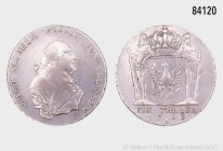 Brandenburg-Preußen, Friedrich Wilhelm II. (1786-1797), Taler 1793 A, Berlin, 21,88 g, 37 mm, J. 25, Davenport 2599, sehr schön, ex Münz Zentrum Rhein...