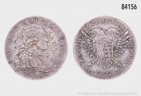 Sachsen, Friedrich August III. (1763-1806), 1/3 Vikariatstaler 1792 IEC, Dresden, 6,91 g, 30 mm, Buck 183, Slg. Merseburger 1974, sehr schön.