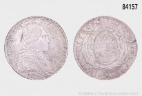 Sachsen, Friedrich August III. (1763-1806), 2/3 Taler 1800 IEC, Dresden, 13,93 g, 33 mm, Buck 210 , 225, Slg. Merseburger 1993, Schrötlingsriss, klein...