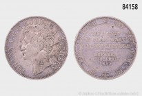 Sachsen, Johann (1854-1873), Taler 1855 F, anlässlich des Besuchs des Königs in der Dresdner Münze, Auflage nur 5250 Exemplare, selten, 21,95 g, 34 mm...