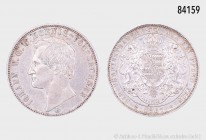 Sachsen, Johann (1854-1873), Taler 1867 B, 18,47 g, 33 mm, AKS 137, J. 119, 126, kleine Randfehler und Kratzer, sehr schön.