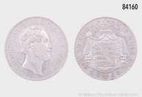 Sachsen, Friedrich August II. (1836-1854), Taler 1844 G, 22,02 g, 34 mm, AKS 99, J. 76, kleine Randfehler und Kratzer, sehr schön, erworben bei Hansea...