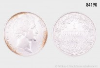 Bayern, Ludwig I. (1825-1848), 1 Gulden 1841, 10,53 g, 30 mm, AKS 78, Jaeger 62, kleine Kratzer, sehr schön.