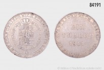 Hessen-Kassel, Wilhelm II. und Friedrich Wilhem (1831-1847), Taler 1841, 22,14 g, 34 mm, AKS 46, J. 32, Thun 184, sehr schön, ex Münz Zentrum Rheinlan...