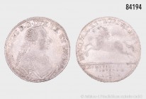 Braunschweig-Lüneburg, Karl I. (1735-1780), 2/3 Taler 1764, 13,85 g, 35 mm, sehr schön.