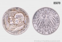 Sachsen, Friedrich August III. (1904-1918), 2 Mark 1909 E, auf die 500-Jahrfeier der Universität Leipzig, 11,06 g, 28 mm, AKS 189, J. 138, Patina, win...