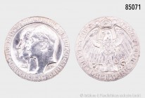 Preußen, Wilhelm II. (1888-1918), 3 Mark 1910 A, auf die 100-Jahrfeier der Universität Berlin, 16,67 g, 33 mm, AKS 137, J. 107, kleine Randfehler, fei...