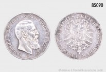 Preußen, Friedrich III. (9. März-15. Juni 1888), 2 Mark 1888 A, 11,07 g, 28 mm, AKS 122, J. 98, kleiner Randfehler, feine Kratzer, gutes sehr schön....