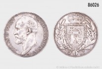 Liechtenstein, Johann II. (1858-1929), 2 Kronen 1912, 835er Silber, 10 g, 27 mm, Schön 3, Kleine Kratzer, sehr schön/fast vorzüglich.
