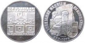 Austria - Moneta Commemorativa - Repubblica d'Austria (dal 1955) 100 Schilling 1976 commemorativo del 1000° anniversario della fondazione del Ducato d...