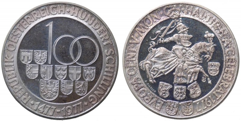 Austria - Moneta Commemorativa - Repubblica d'Austria (dal 1955) 100 Schilling 1...