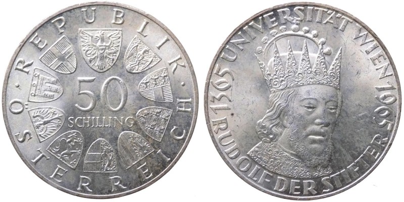 Austria - Moneta Commemorativa - Repubblica d'Austria (dal 1955) 50 Schilling 19...