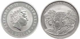 Australia - Elisabetta II (dal 1952) 1 Dollaro (1 Oncia) 2014 serie Koala - KM 229 - Ag - Proof - gr. 31,1

FS

 Worldwide shipping