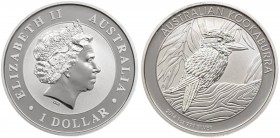 Australia - Elisabetta II (dal 1952) 1 Dollaro (1 Oncia) 2014 serie Kookaburra - KM 2117 - Ag - Proof - gr. 31,1

FS

 Worldwide shipping