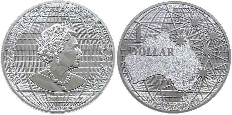 Australia - Elisabetta II (dal 1952) 1 Dollaro (1 Oncia) 2020 serie Isola - Ag -...
