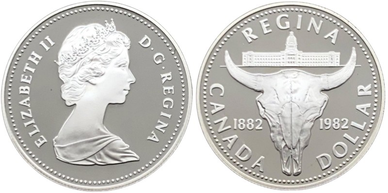 Canada - Moneta Commemorativa - Elisabetta II (dal 1952) 1 Dollaro 1982 commemor...