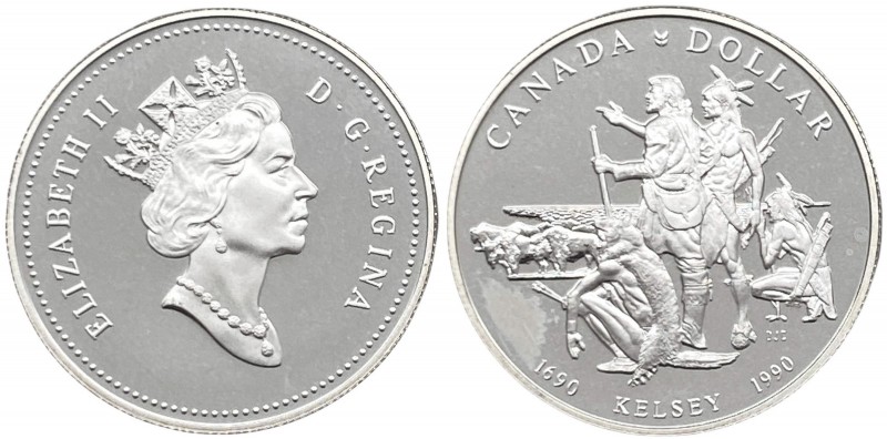 Canada - Moneta Commemorativa - Elisabetta II (dal 1952) 1 Dollaro 1990 commemor...
