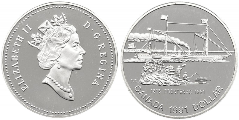 Canada - Moneta Commemorativa - Elisabetta II (dal 1952) 1 Dollaro 1991 commemor...
