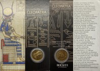 Egitto - Repubblica Araba d'Egitto (dal 1971) 50 Piastres 2011 serie Cleopatra - KM 942.2 - Acciaio placcato Ottone - in confezione originale

FDC
...