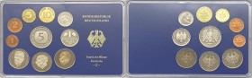 Germania - Divisionale - Repubblica Democratica Tedesca (1949-1990) serie 1981 - composta da 10 valori zecca di Karlsruhe (G) - 5 Marchi (Ag) - 2 Marc...